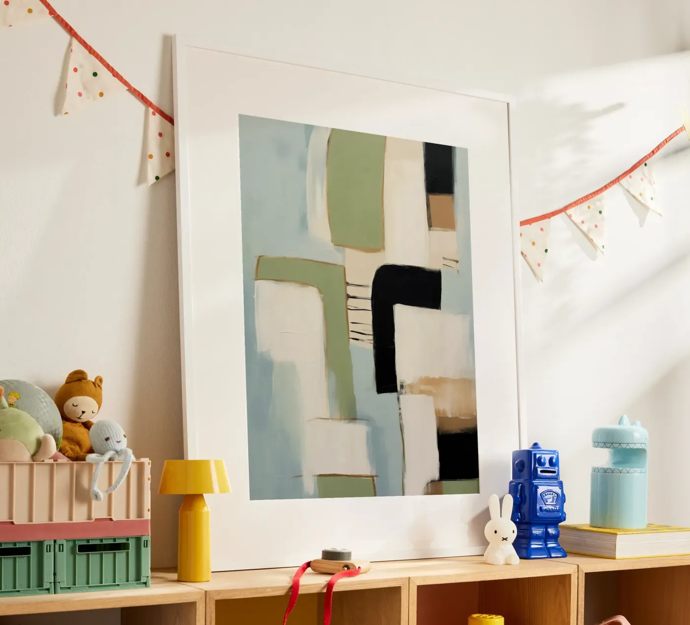 Modern Block Study 1 poster van Nadjaa