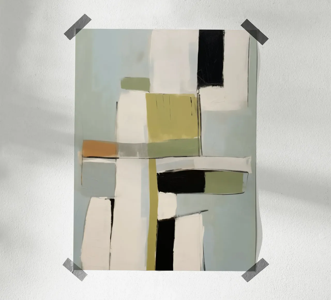 Modern Block Study 2 poster van Nadjaa