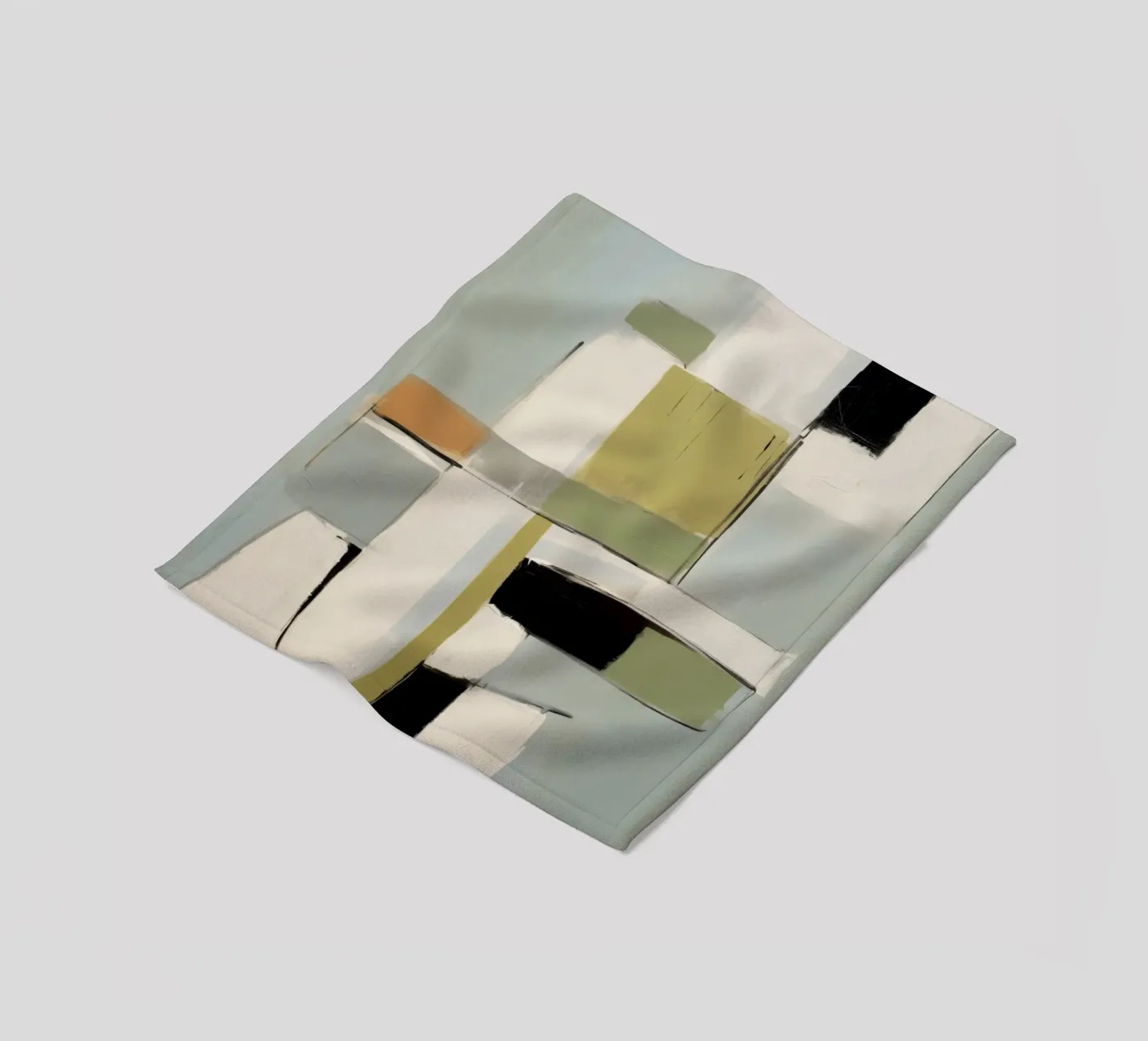 Modern Block Study 2 fleecedeken van Nadjaa