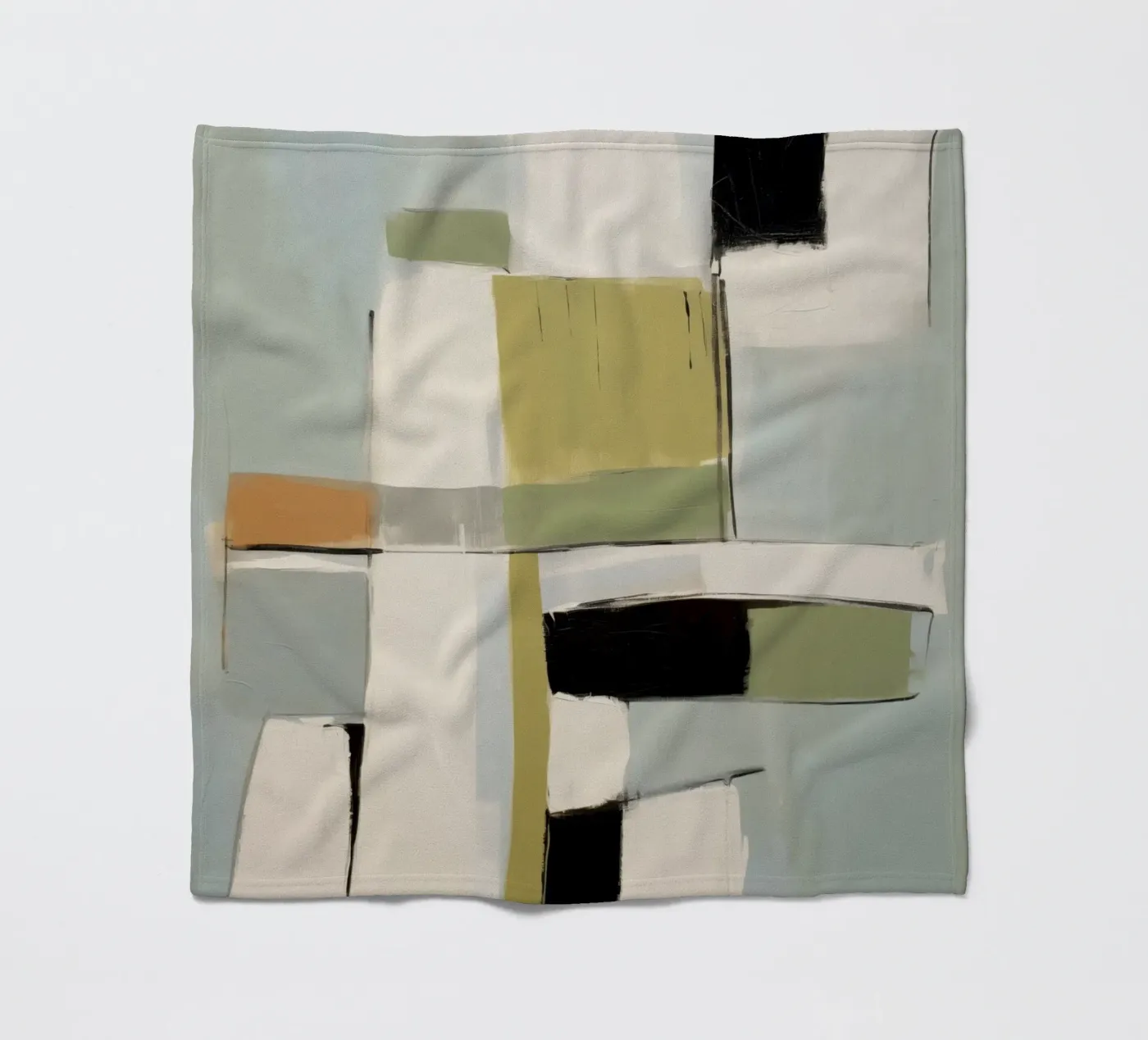 Modern Block Study 2 fleecedeken van Nadjaa