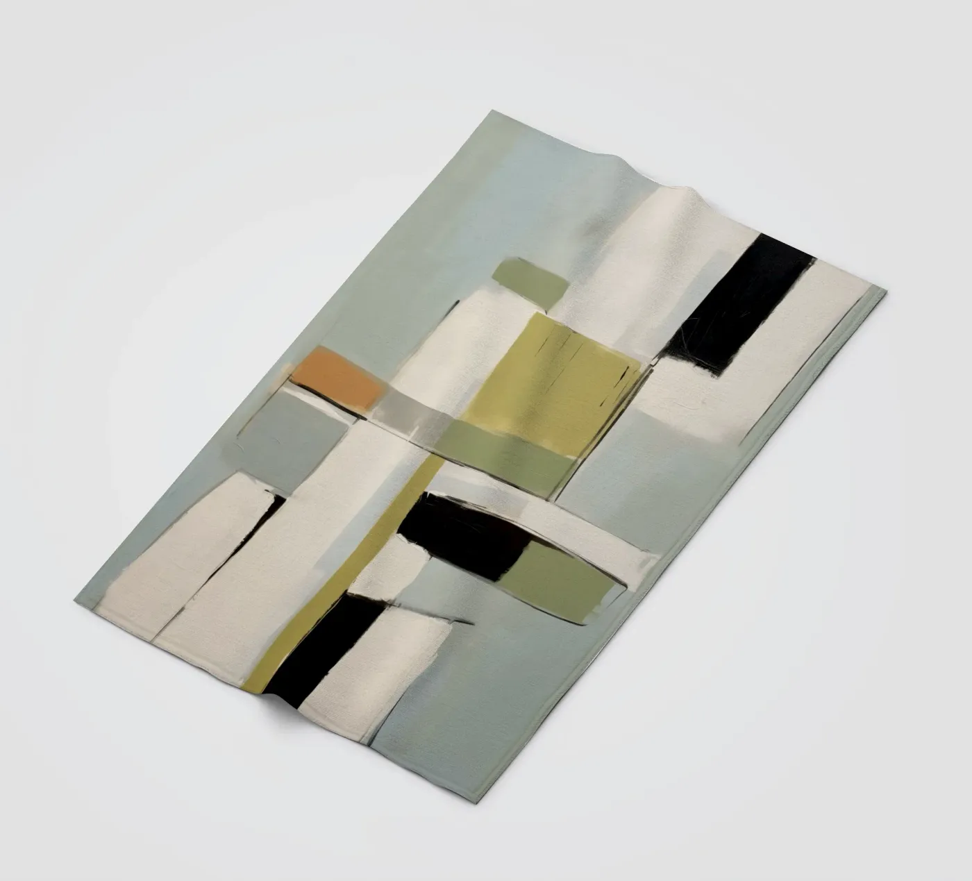 Modern Block Study 2 fleecedeken van Nadjaa