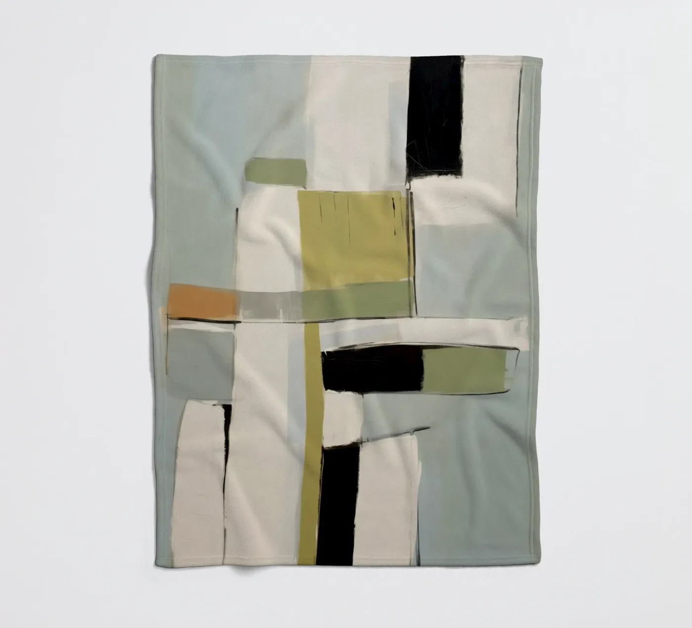 Modern Block Study 2 fleecedeken van Nadjaa