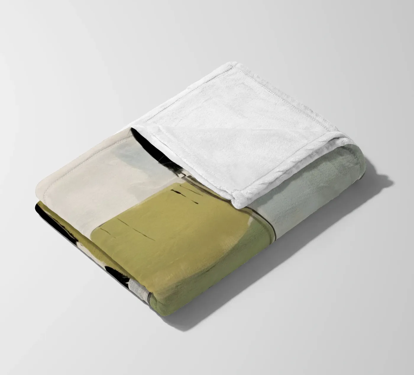 Modern Block Study 2 fleecedeken van Nadjaa