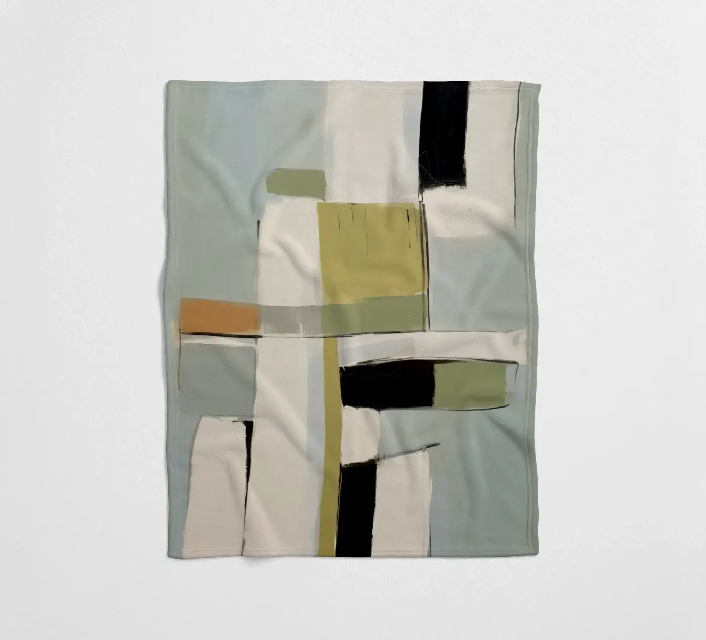 Modern Block Study 2 fleecedeken van Nadjaa