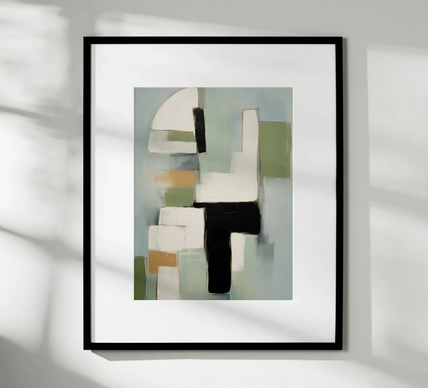 Modern Block Study 3 poster van Nadjaa