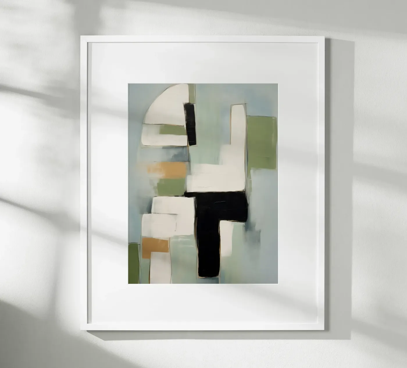 Modern Block Study 3 poster van Nadjaa