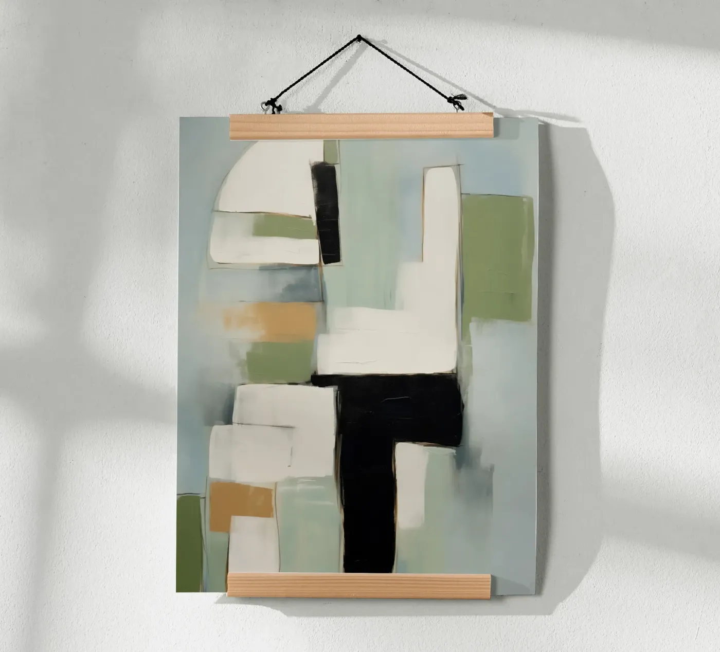 Modern Block Study 3 poster van Nadjaa