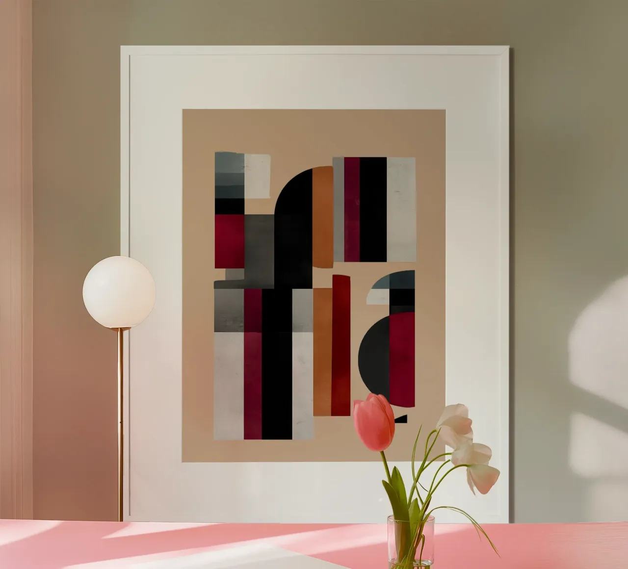 Modern Geometry poster da Nadjaa