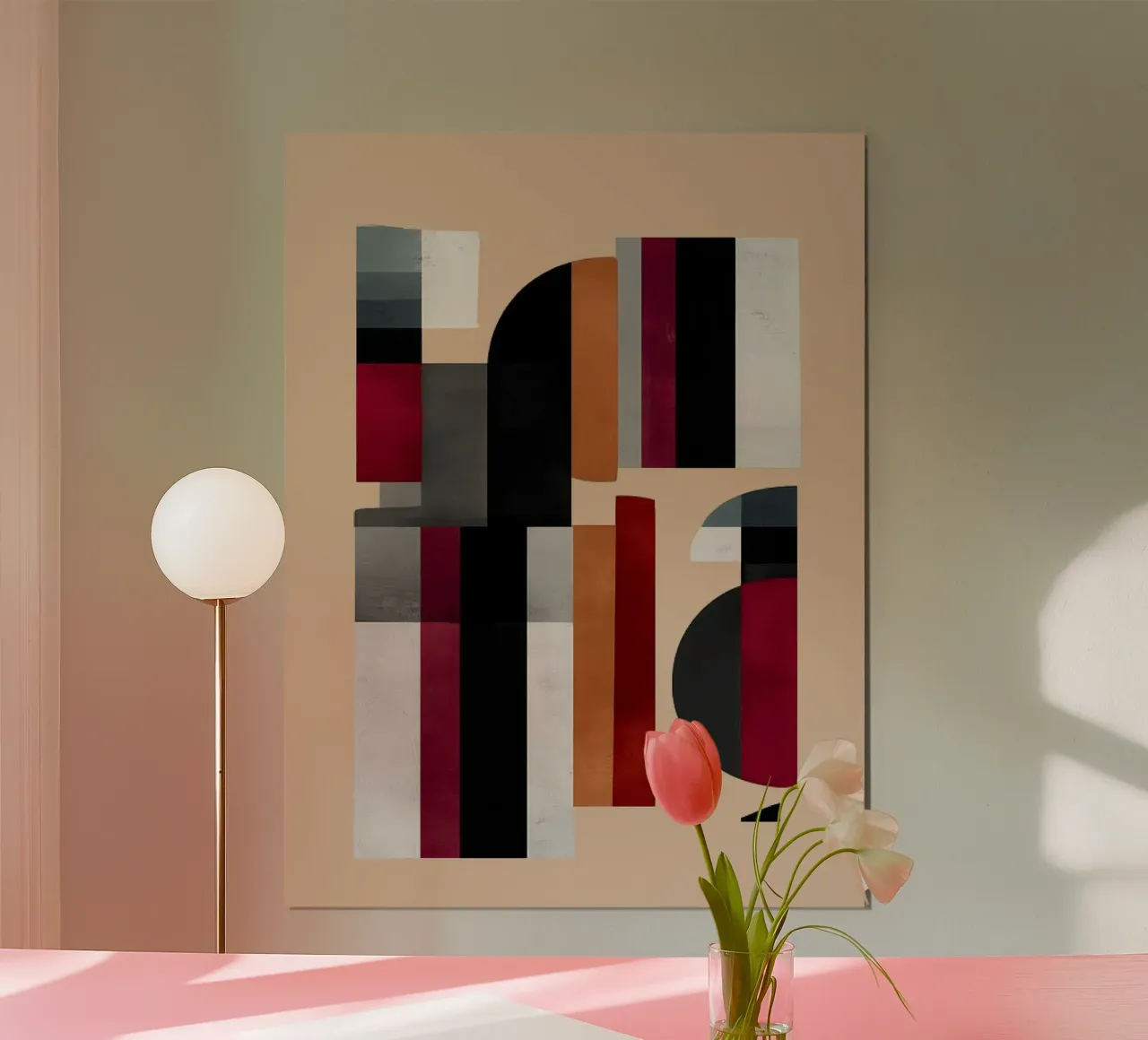 Modern Geometry poster da Nadjaa