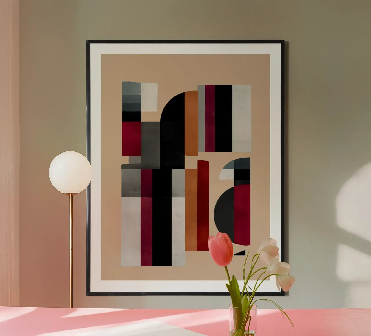 Modern Geometry poster da Nadjaa