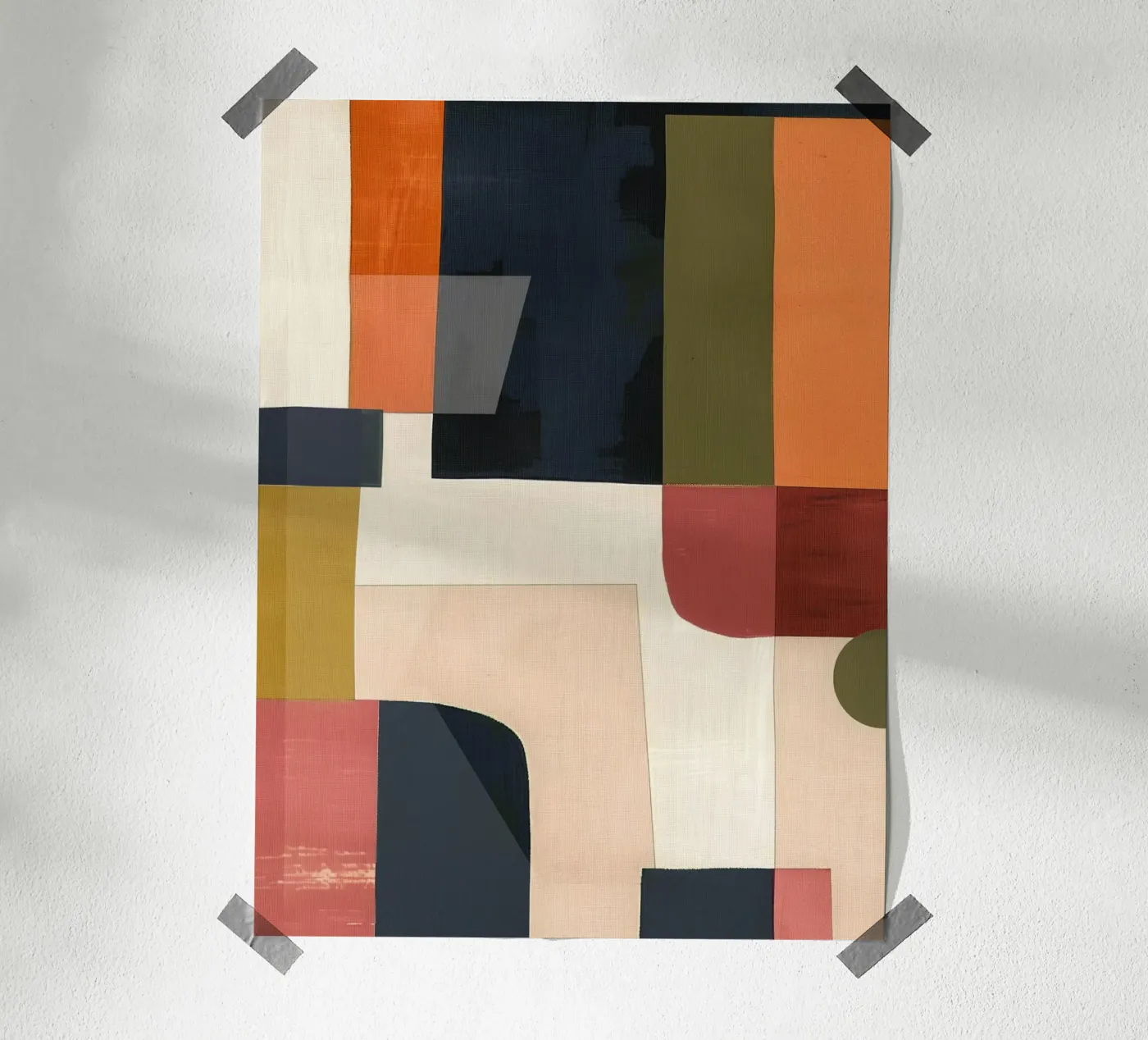 Silent Geometry poster by Nadjaa