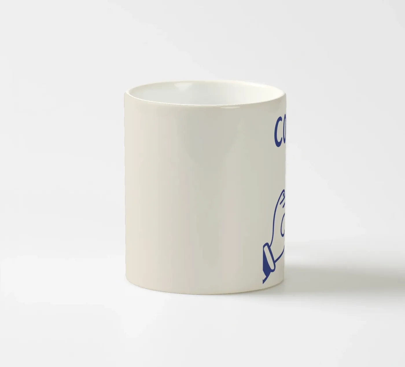 Coffee? ceramic mug by we line studio - art