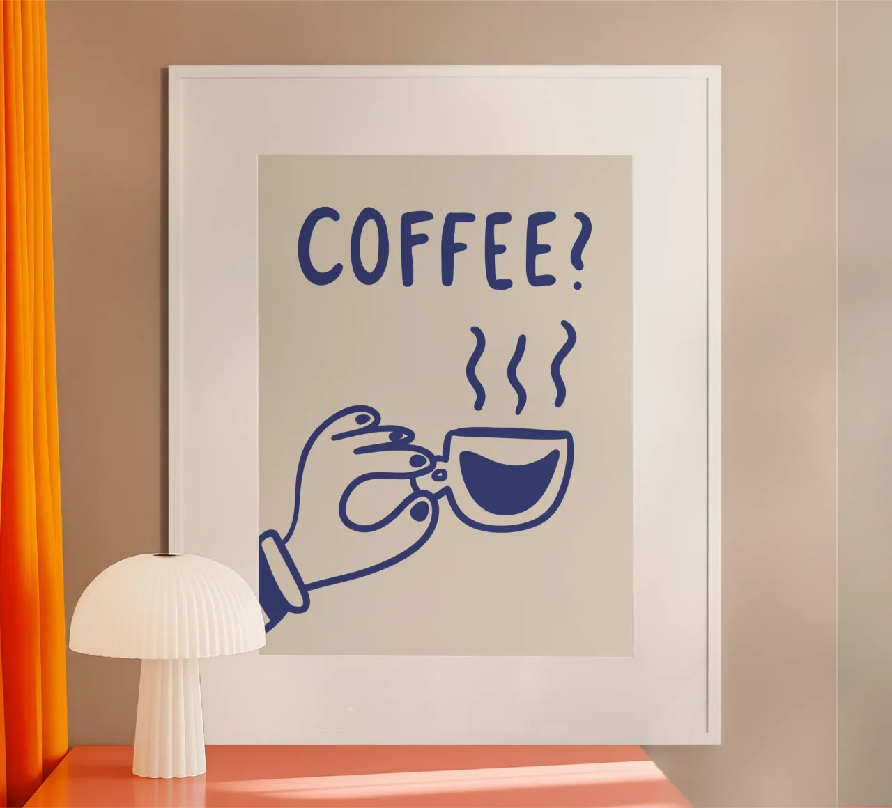 Coffee? poster by we line studio - art