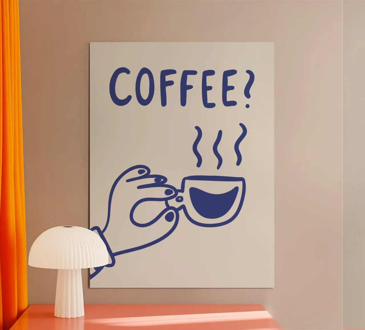 Coffee? poster by we line studio - art