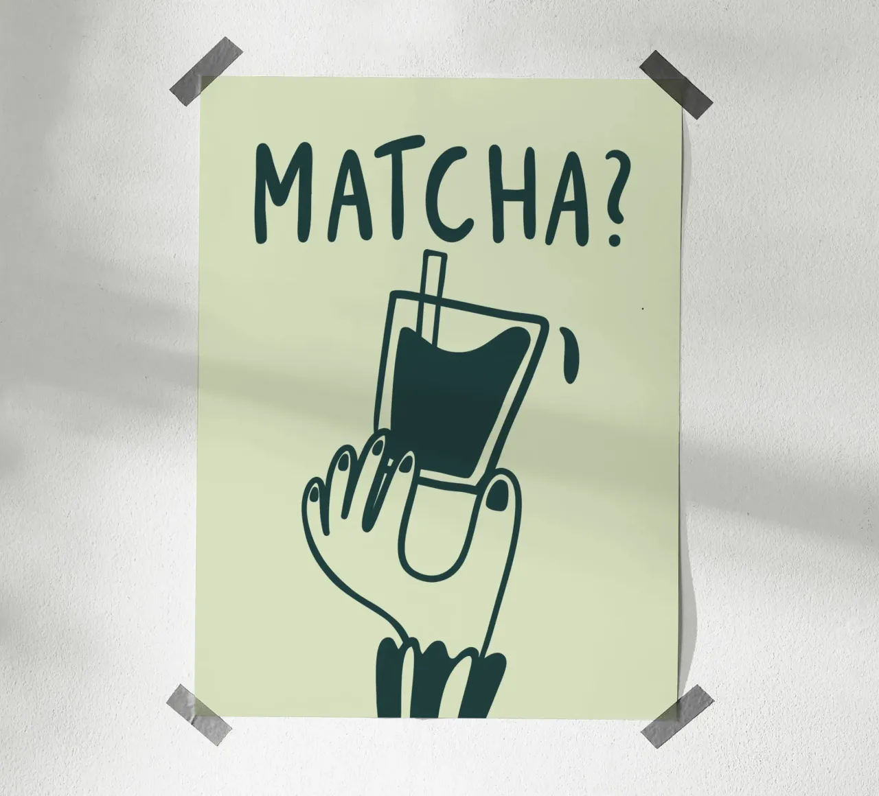 Matcha? poster da we line studio - art