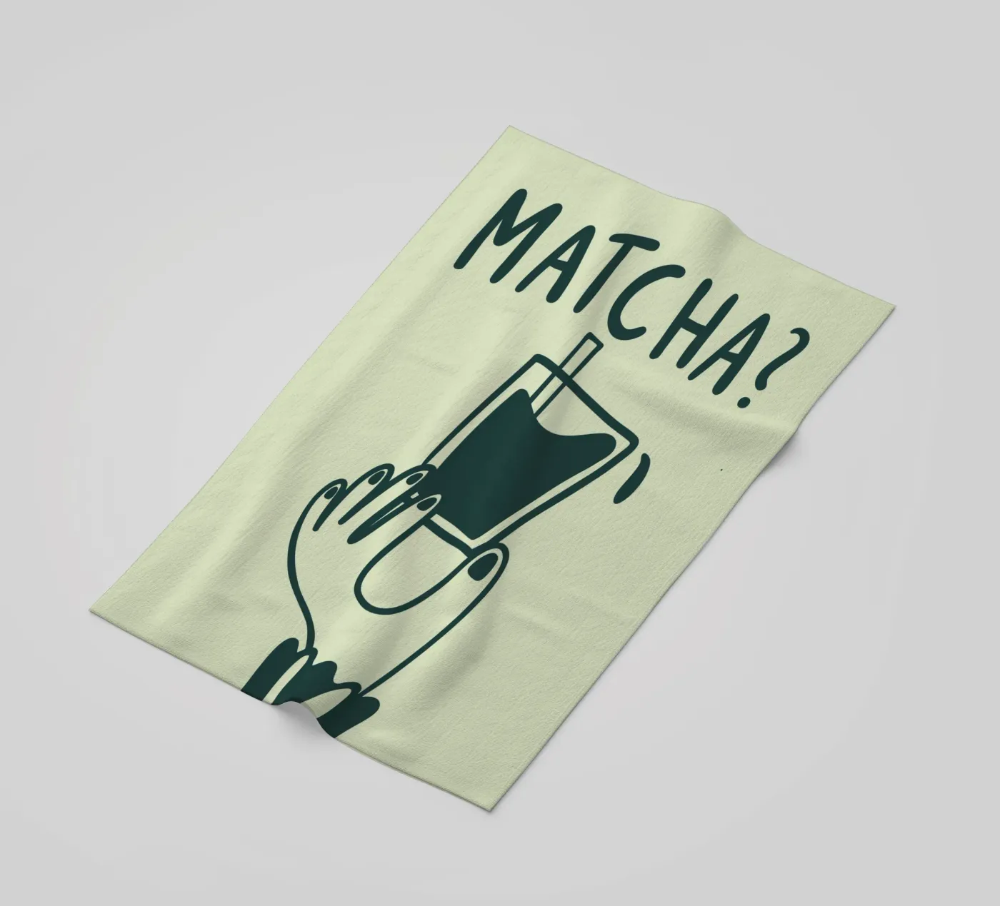 Matcha? Strandtuch von we line studio - art
