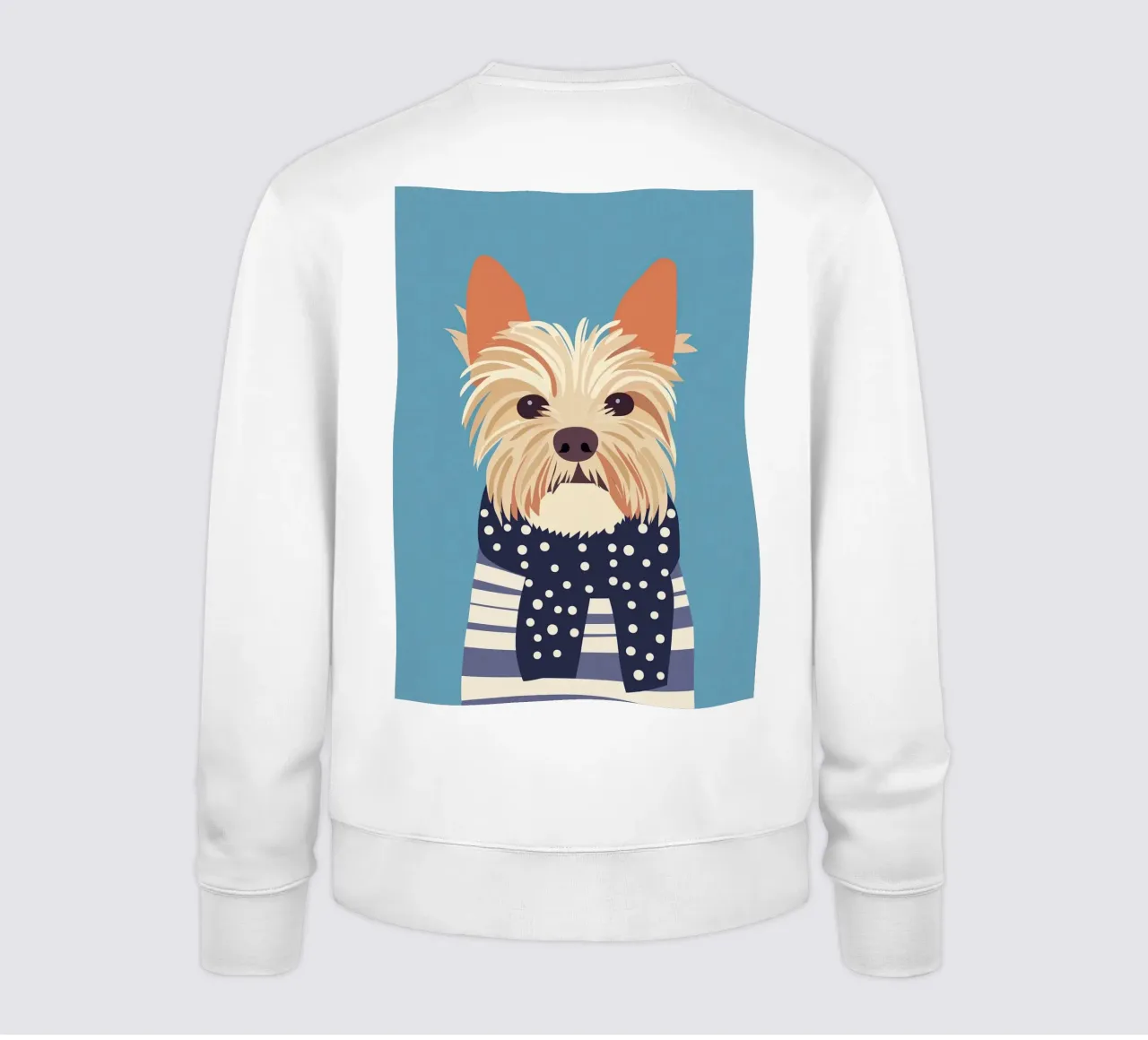 Cane con sciarpa felpa da Little Art Lab