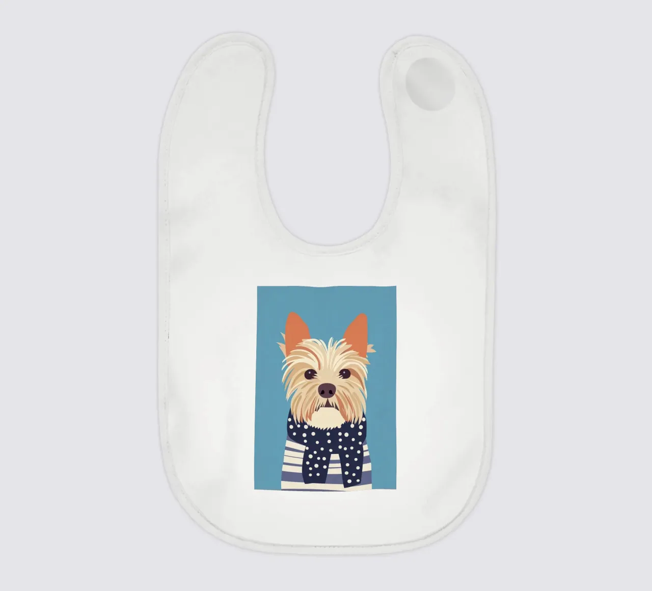 Cane con sciarpa bavaglino da Little Art Lab