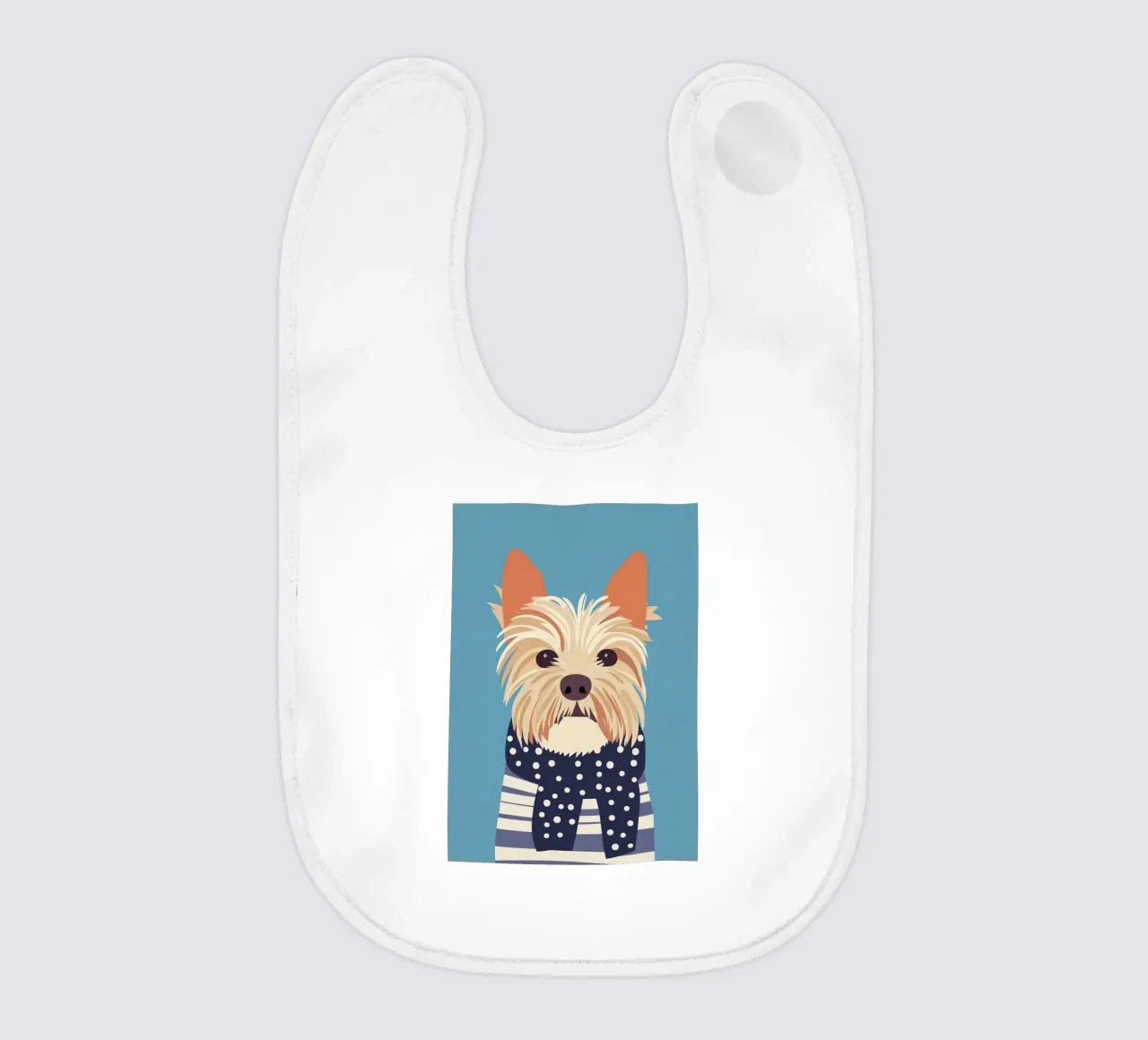 Cane con sciarpa bavaglino da Little Art Lab