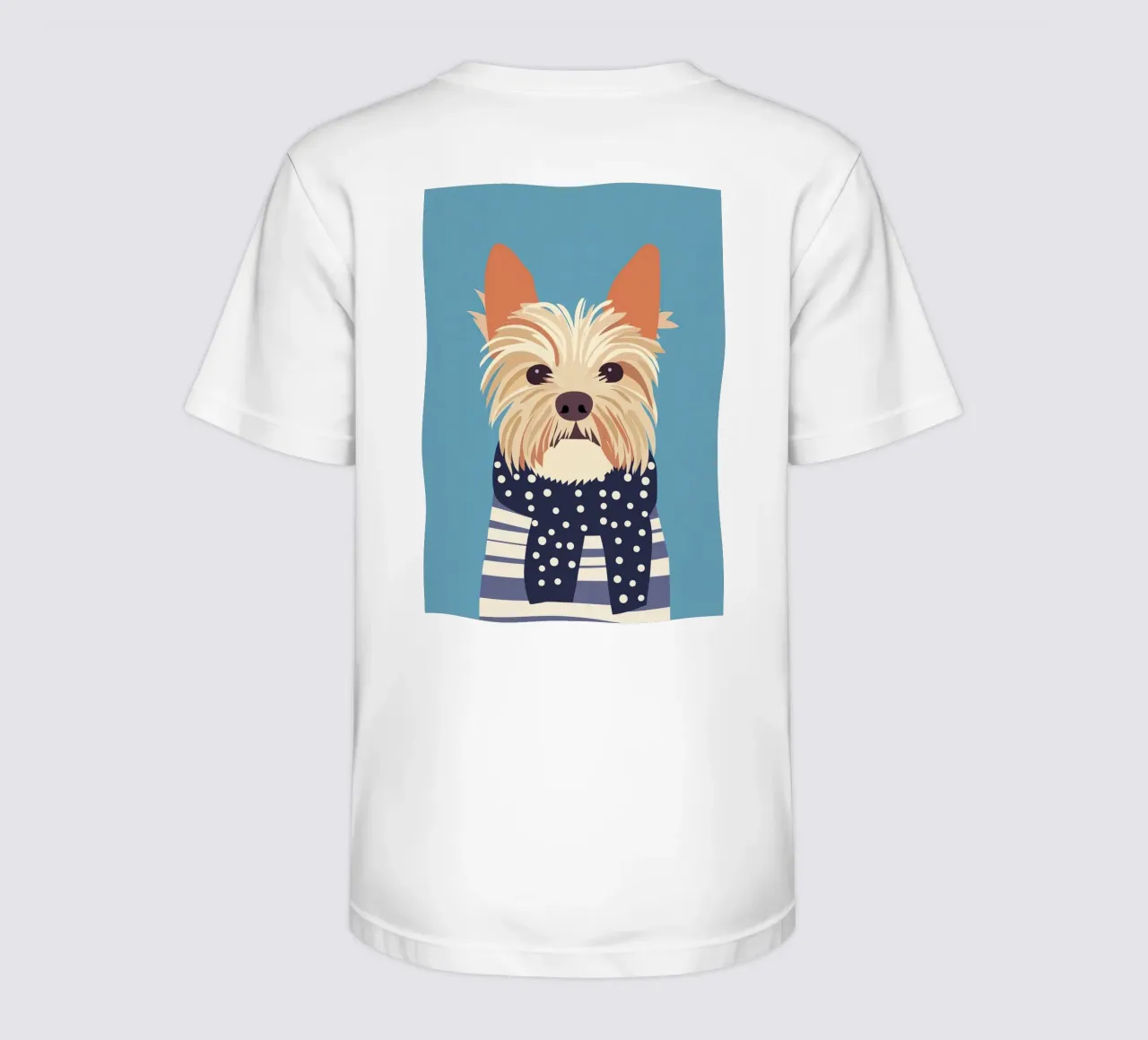 Dog with scarf t-shirt bambini da Little Art Lab