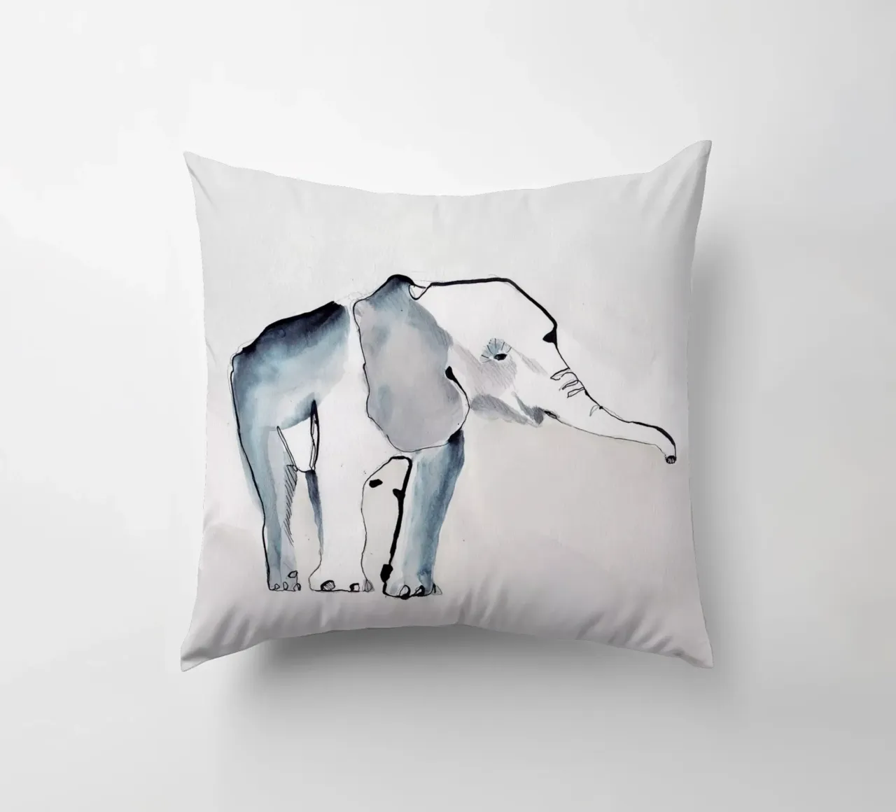 Elefante cuscino da Petit Boom Prints