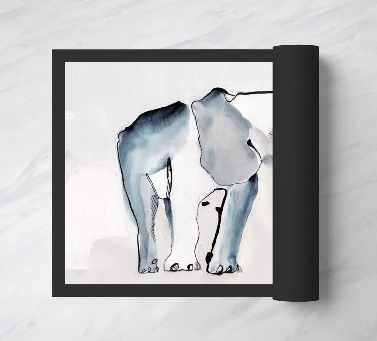 Elefante zerbino da Petit Boom Prints