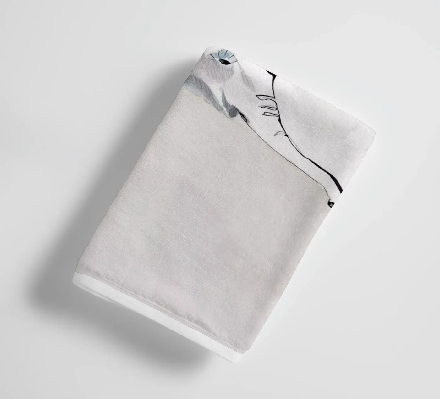 Elephant towel by Petit Boom Prints