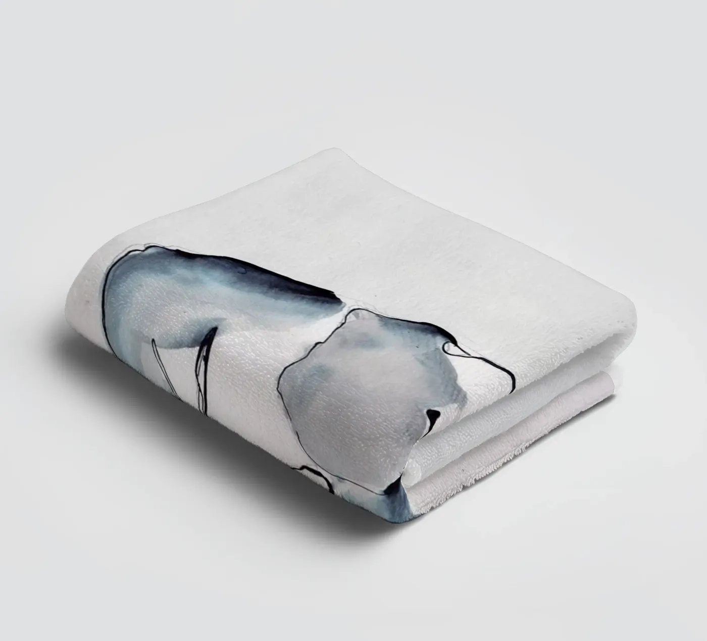 Elephant towel by Petit Boom Prints