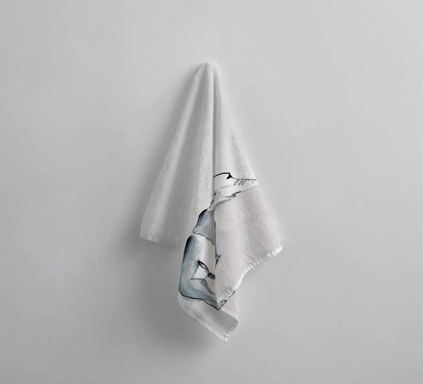 Elephant towel by Petit Boom Prints