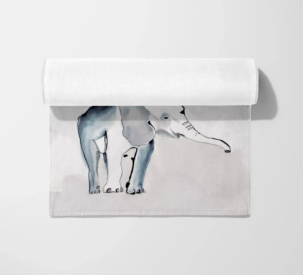 Elefante telo mare da Petit Boom Prints