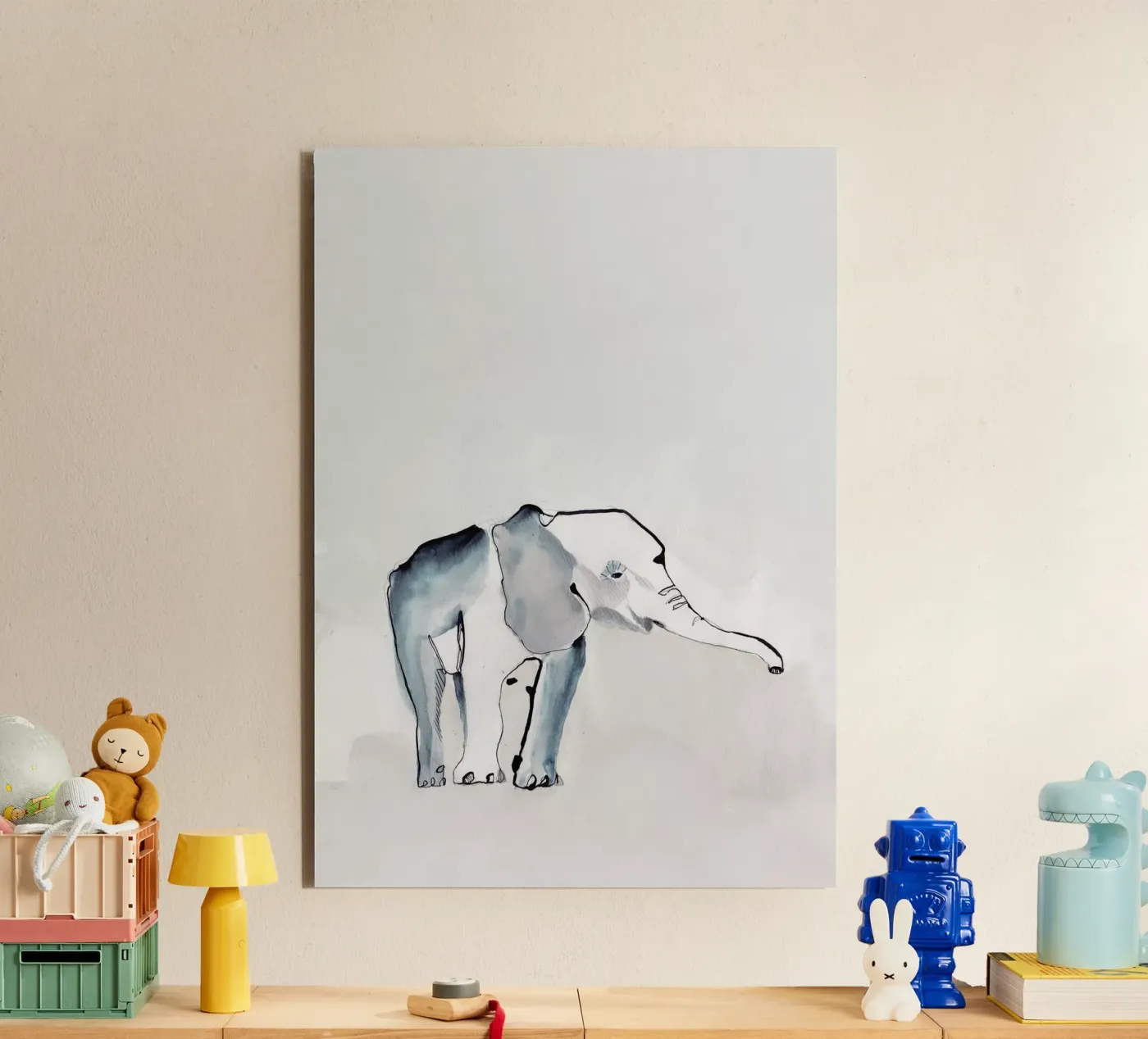 Elephant forex plate by Petit Boom Prints