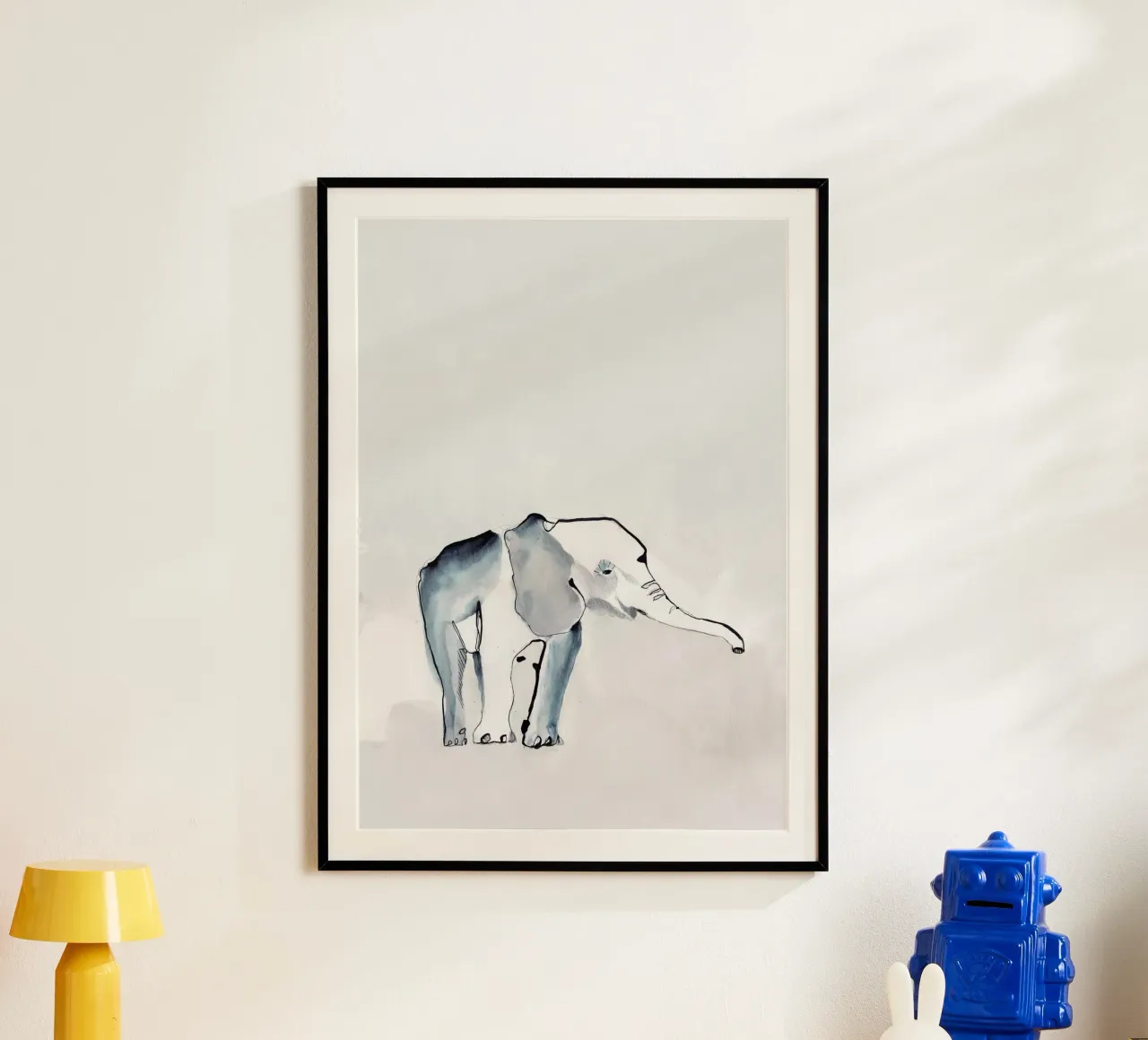 Elephant poster by Petit Boom Prints