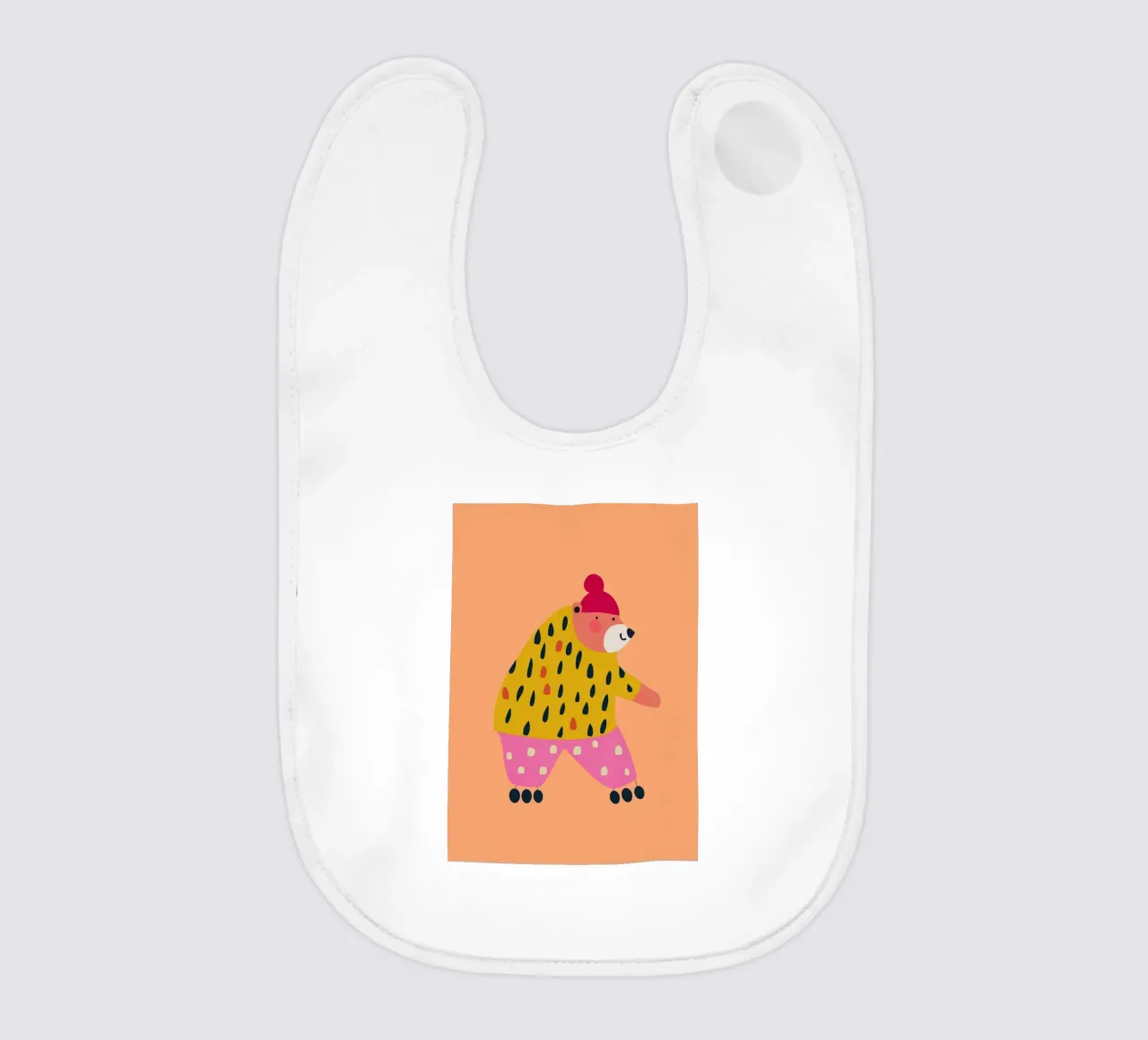 Orso elegante bavaglino da Little Art Lab