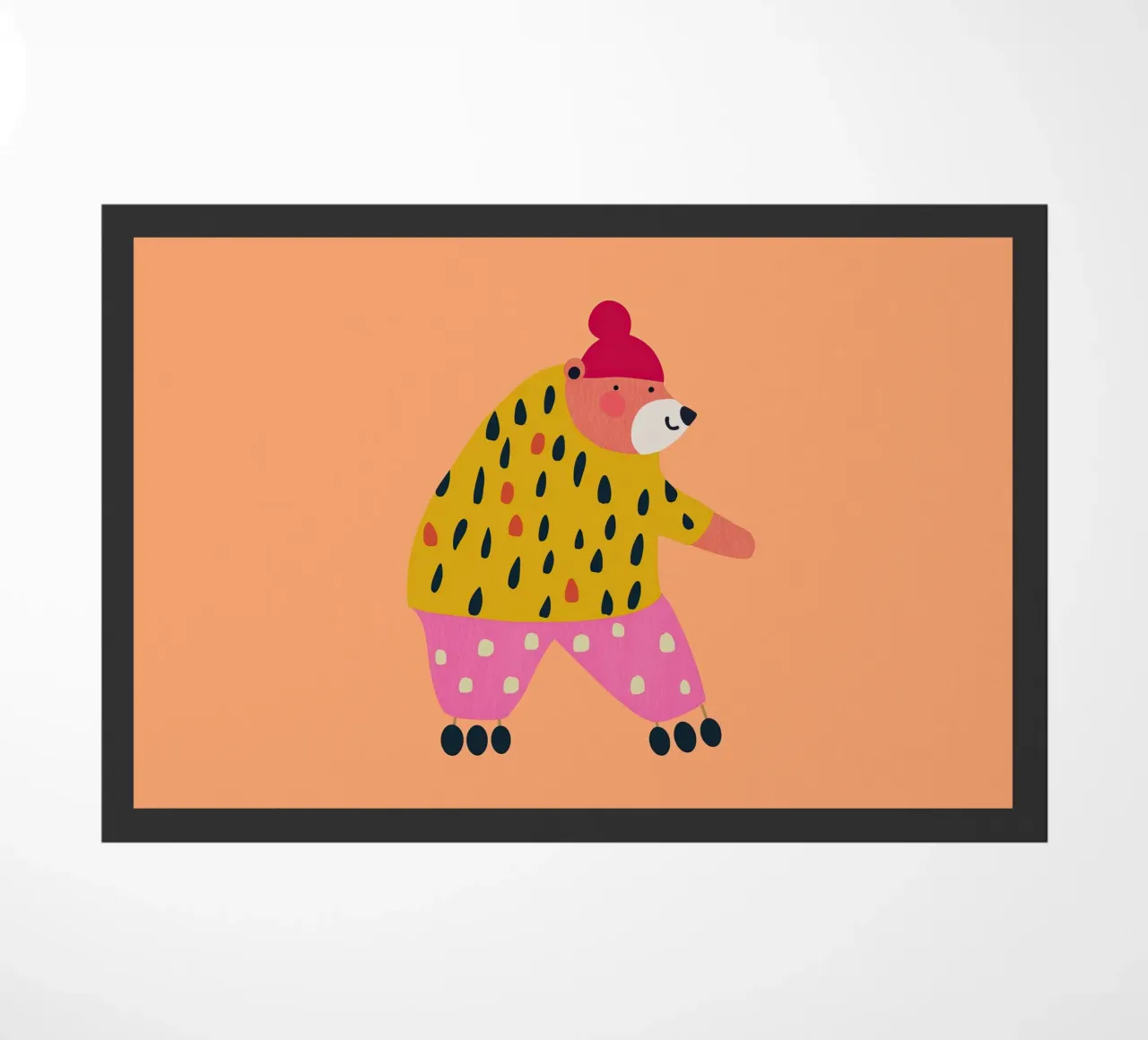 Orso elegante zerbino da Little Art Lab