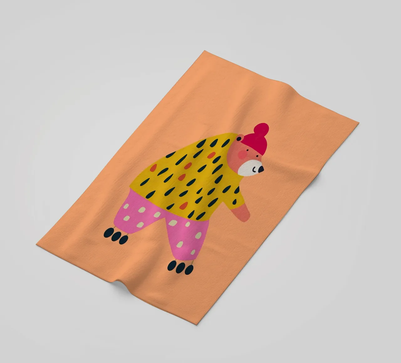 Stylish Bear telo mare da Little Art Lab