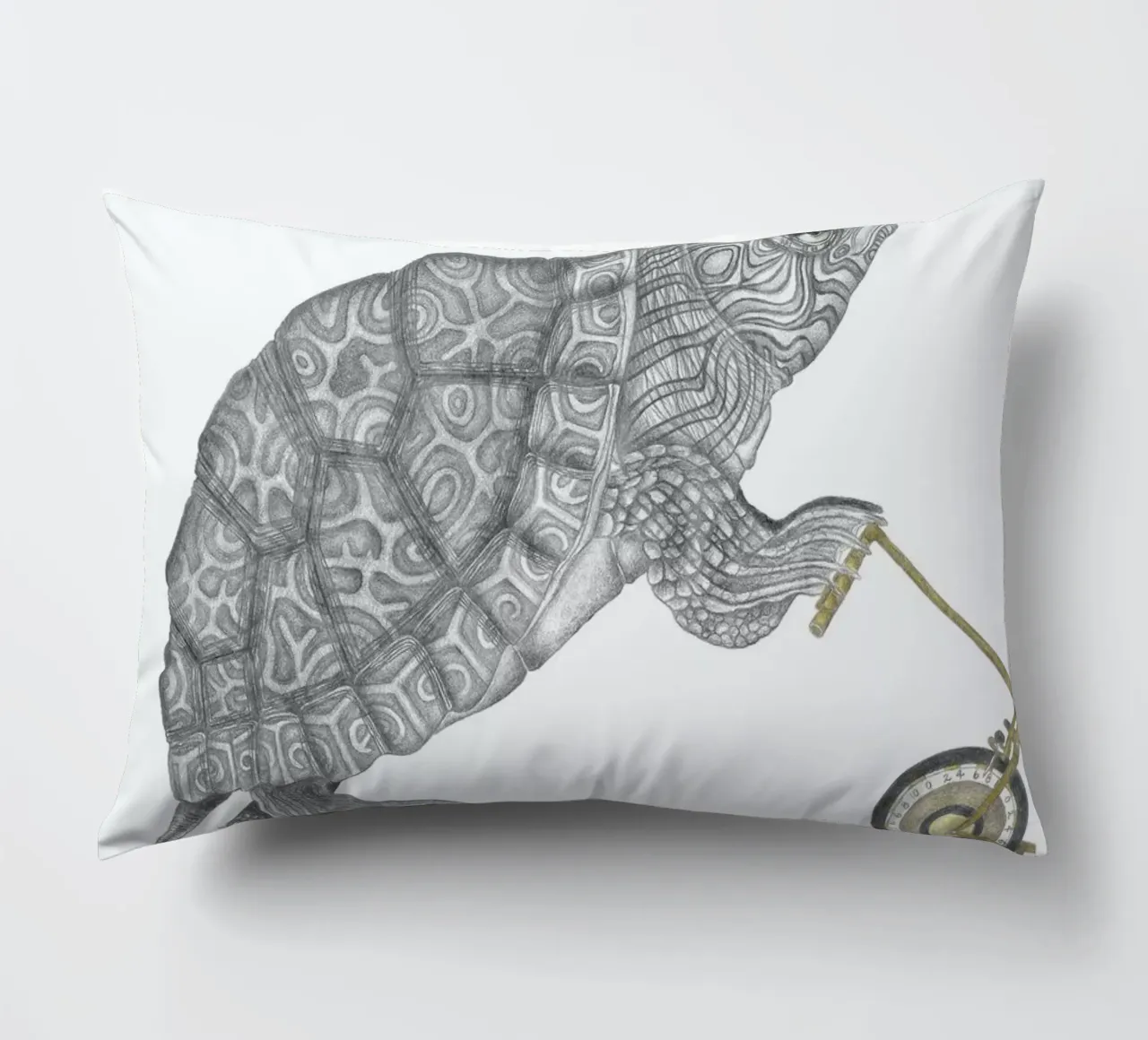 Muldoon Parker Common Map Turtle cuscino da Le Canot Rouge