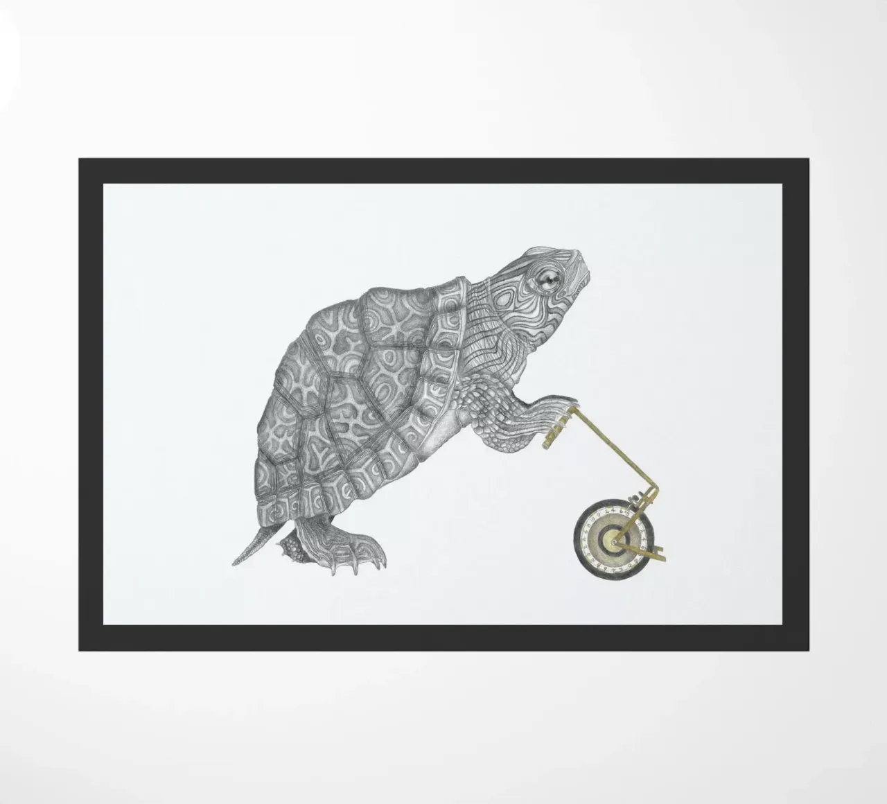 Muldoon Parker Common Map Turtle deurmat van Le Canot Rouge