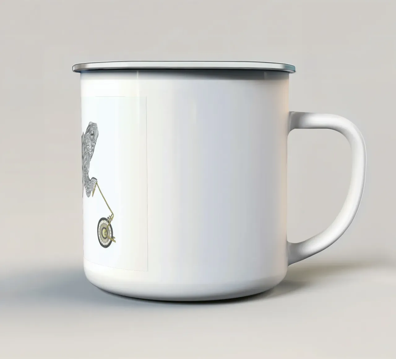 Muldoon Parker Common Map Turtle mug en émail de Le Canot Rouge