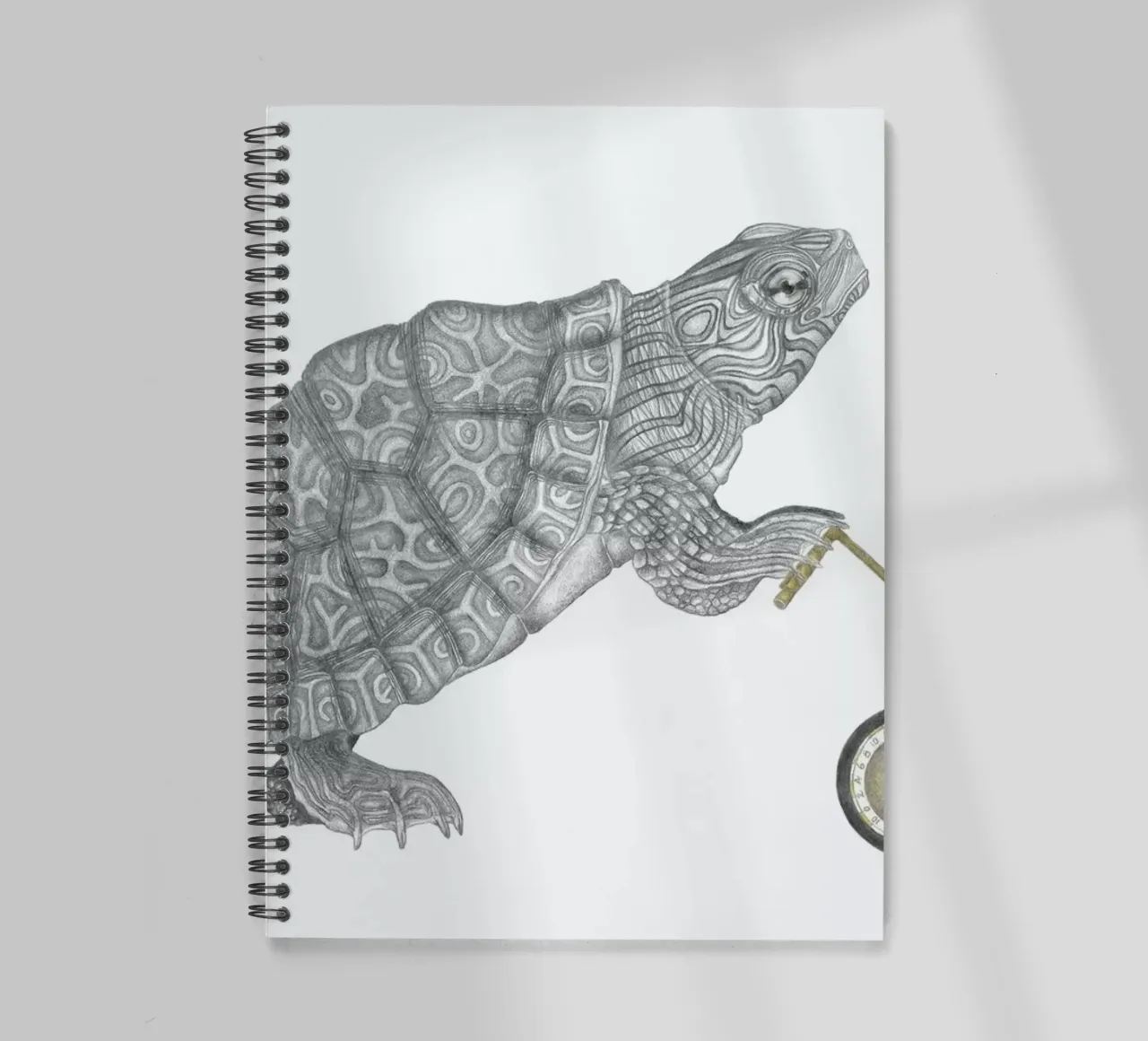 Muldoon Parker Common Map Turtle spiral notebook by Le Canot Rouge