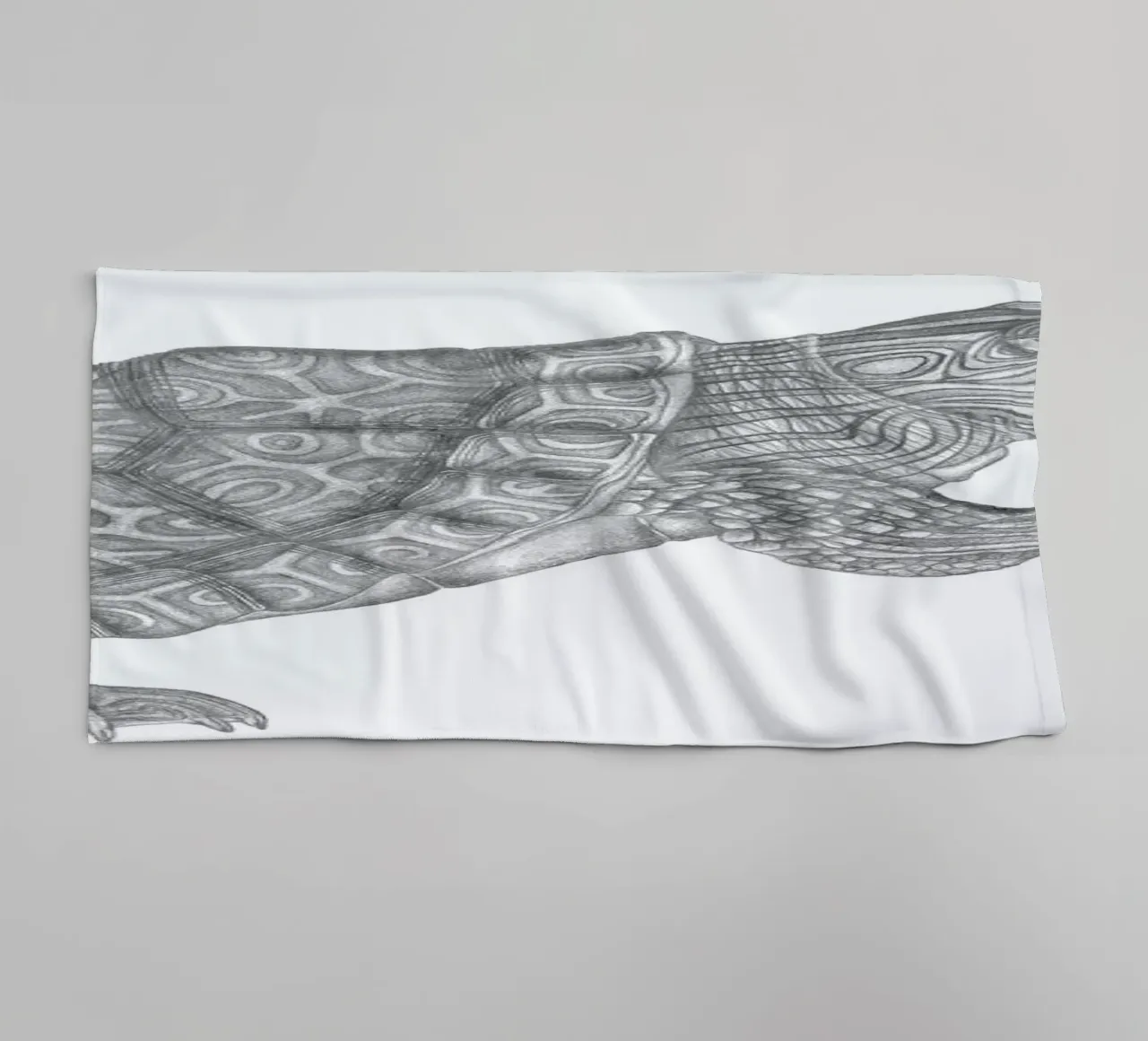 Muldoon Parker Common Map Turtle asciugamano da bagno da Le Canot Rouge