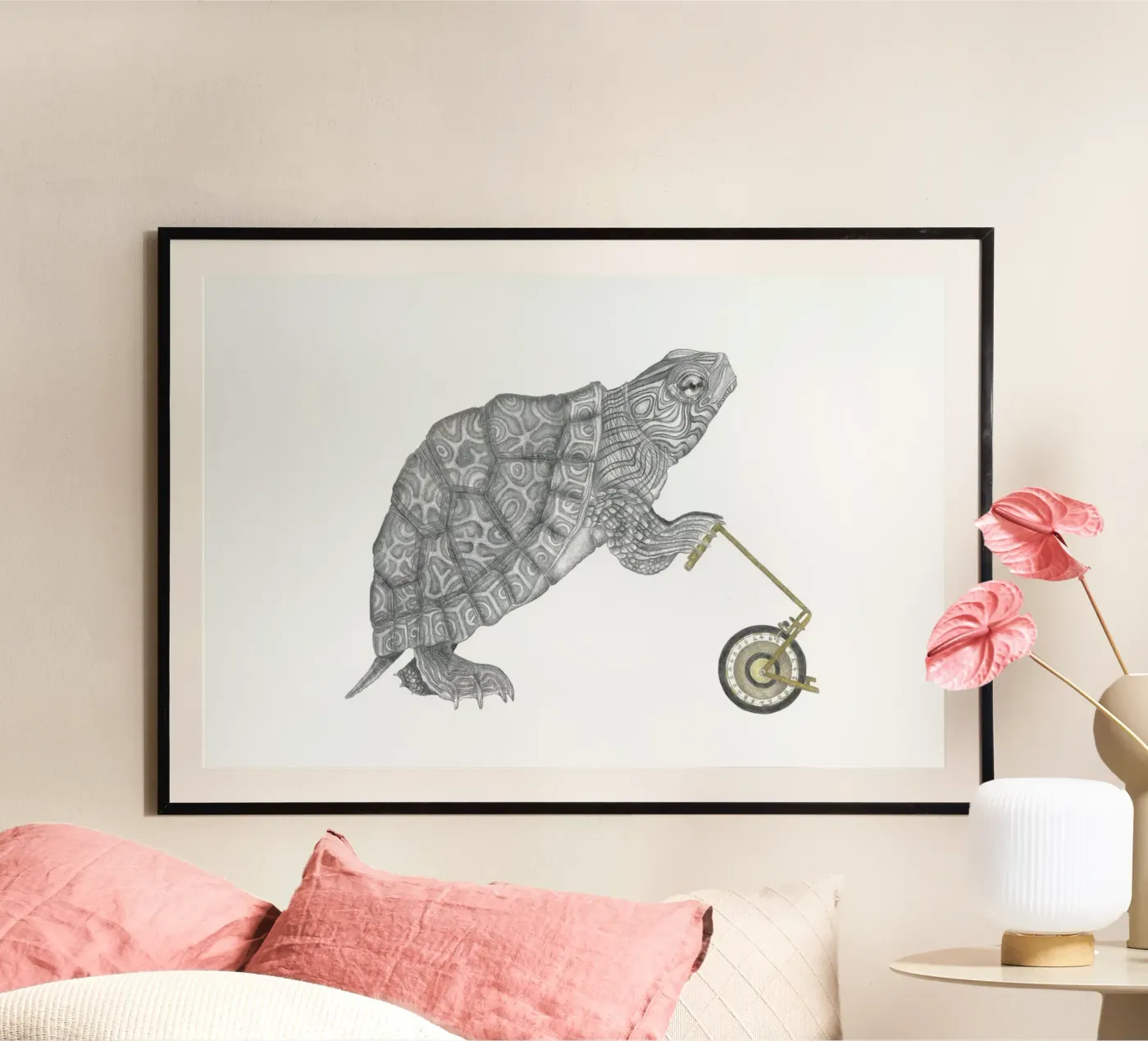 Muldoon Parker Common Map Turtle poster by Le Canot Rouge