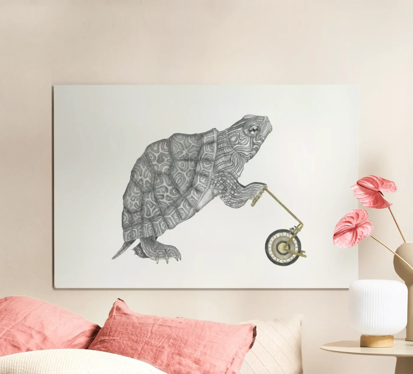 Muldoon Parker Common Map Turtle poster da Le Canot Rouge