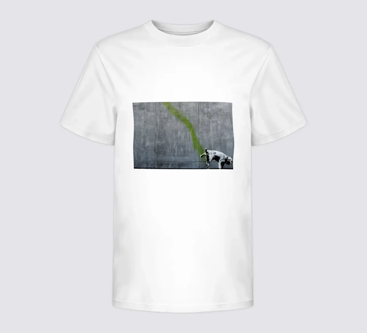 Pissing Dog kids t-shirt by anderm