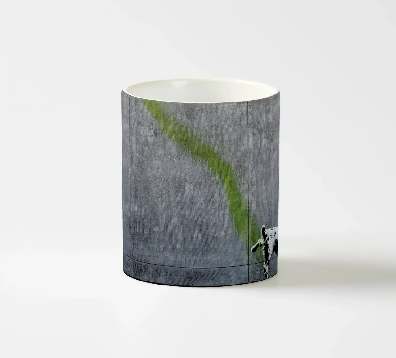 Pissing Dog tazza in ceramica da anderm