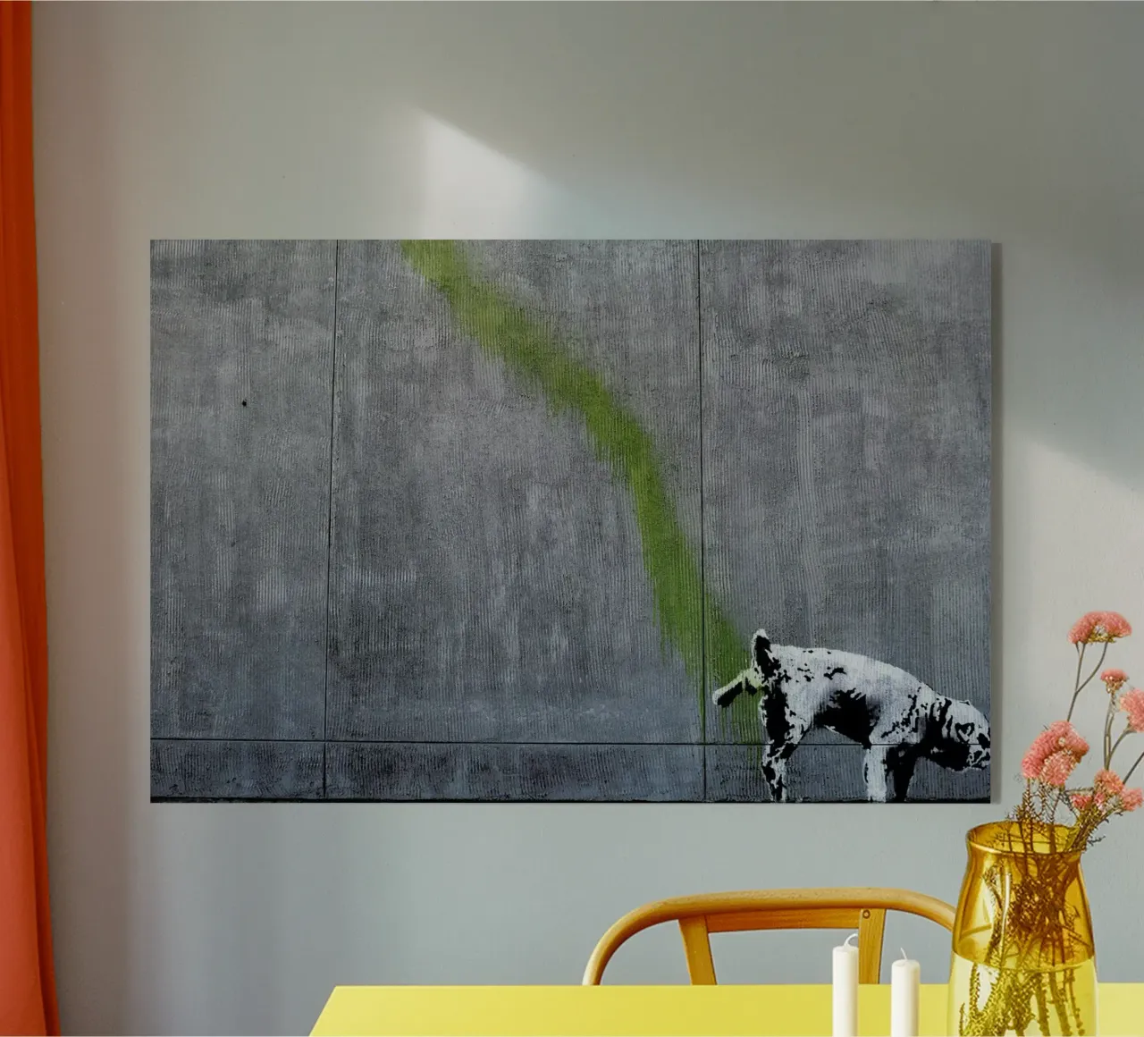 Pissing Dog plexiglass da anderm