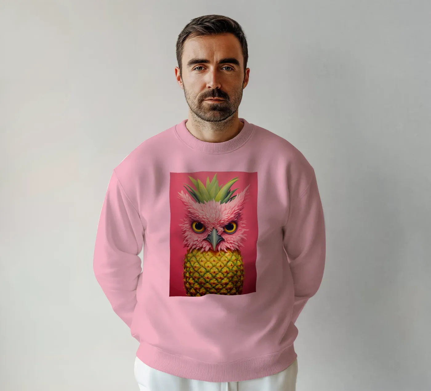 Ananas-Eule Design felpa da Autofocus
