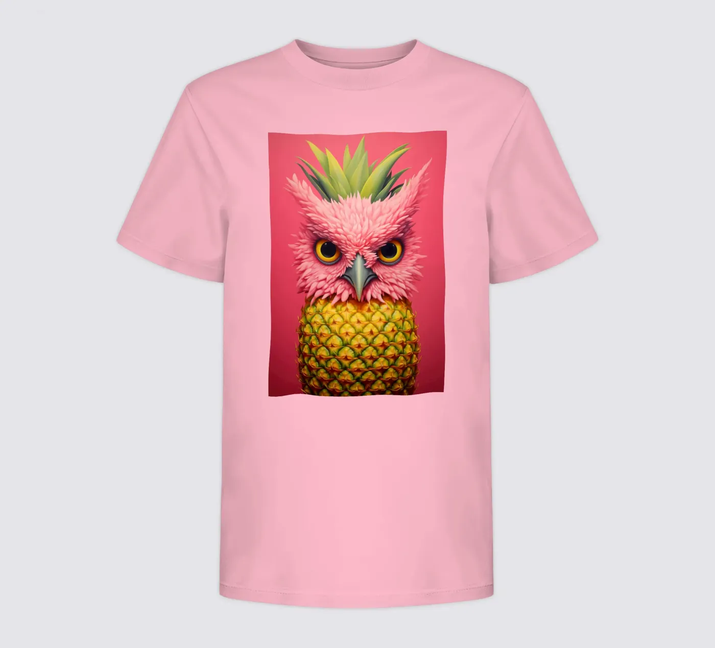 Ananas-Eule Design t-shirt bambini da Autofocus