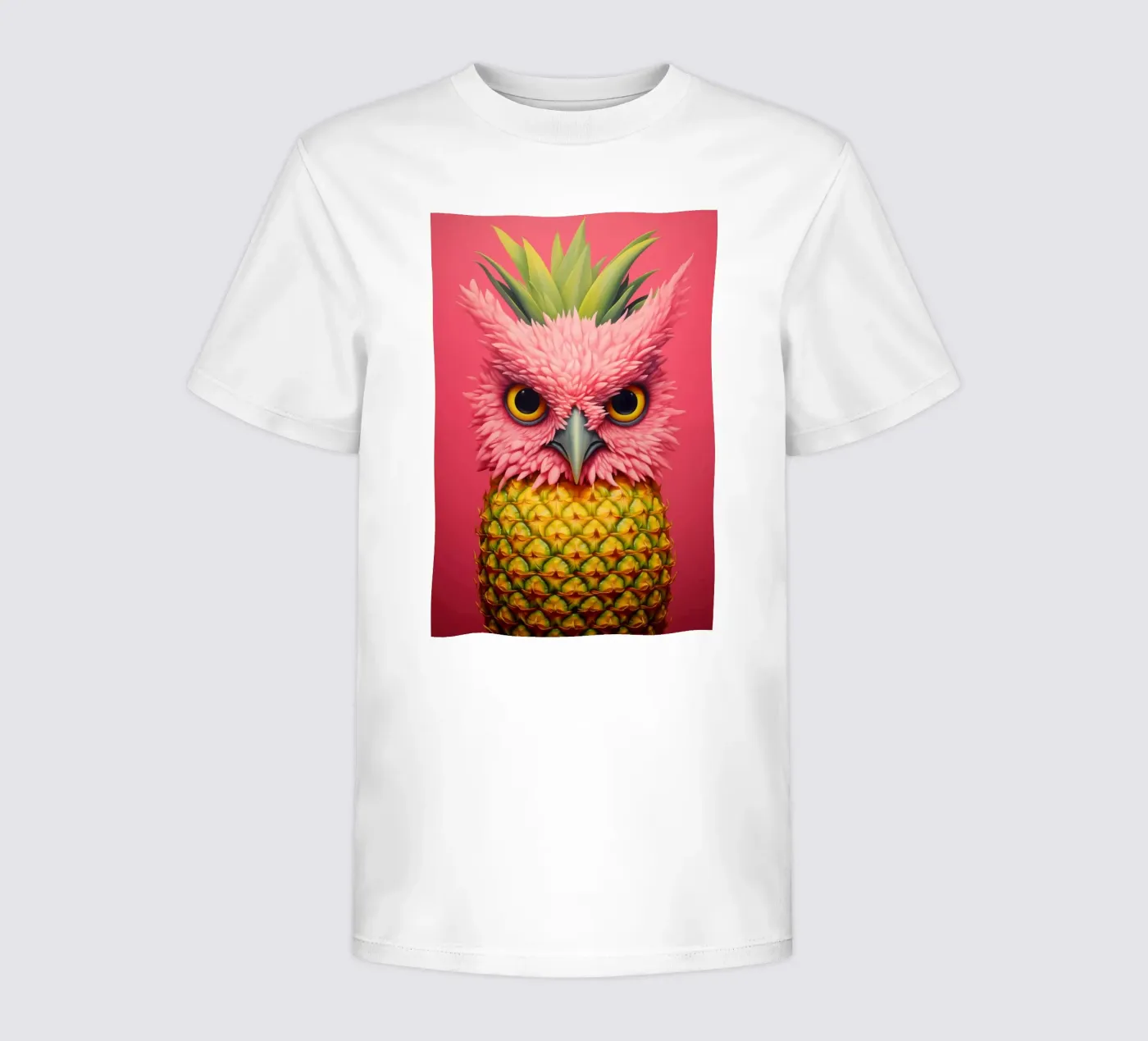 Ananas-Eule Design t-shirt bambini da Autofocus