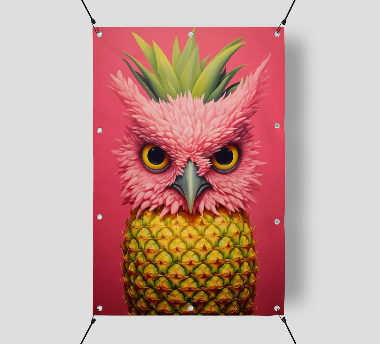 Ananas-Eule Design telo in pvc da Autofocus