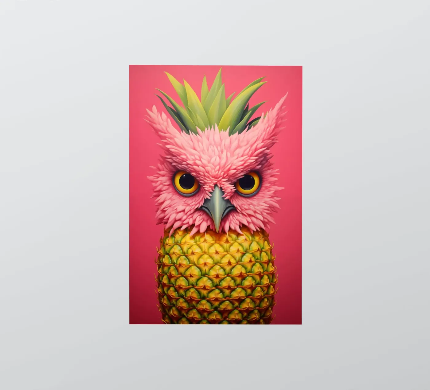 Ananas-Eule Design sticker by Autofocus